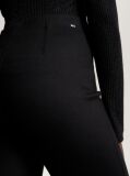 Black Elevated Slim Fit Knitted Trousers  Women