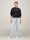 Blue Chest Logo Crew Neck Sweatshirt  Women