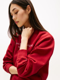 Red Chest Logo Crew Neck Sweatshirt  Women