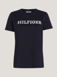 Black Logo Embroidery Jersey T-Shirt  Women