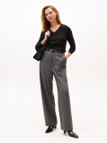 Black Jersey V-Neck Jumper  Women