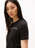 Black Logo Crew Neck T-Shirt  Women