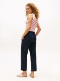 Blue Slim Fit Straight Leg Chinos  Women