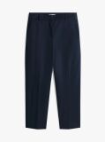 Blue Slim Fit Straight Leg Chinos  Women