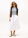Multi Flag Embroidery Ribbed Slim T-Shirt  Women