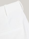 White Crest Pique Bootcut Trousers  Women