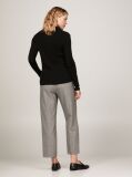 Black Essential Slim Fit Polo Jumper  Women