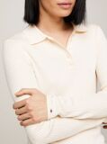 Beige Essential Slim Fit Polo Jumper  Women