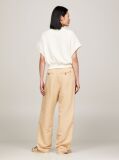 White Hilfiger Monotype Batwing Flock Sweatshirt  Women