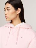 Pink Flag Embroidery Drawstring Hoody  Women