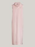 Pink V-Neck Sleeveless Polo Dress  Women