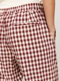 Multi Gingham Slim Fit Straight Trousers  Women