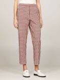 Multi Gingham Slim Fit Straight Trousers  Women