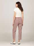 Multi Gingham Slim Fit Straight Trousers  Women