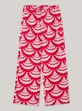 Multi Print Relaxed Wide Leg Trousers  Women