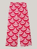 Multi Print Relaxed Wide Leg Trousers  Women