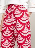 Multi Print Relaxed Wide Leg Trousers  Women