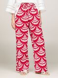 Multi Print Relaxed Wide Leg Trousers  Women