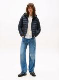 Blue Padded Global Stripe Jacket  Women