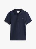 Blue 1985 Slim Pique Polo  Women