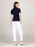 Blue 1985 Slim Pique Polo  Women