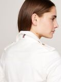 White Utility Regular Fit Short Sleeve Shirt  Women