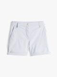 Blue Garment Dyed Turn-Up Mom Chino Shorts  Women