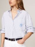 Multi Stripe Oversized Fit Shirt  Women