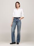 Blue Faded High Rise Relaxed Bootcut Jeans  Women