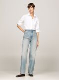 Blue High Rise Relaxed Straight Leg Jeans  Women