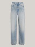 Blue High Rise Relaxed Straight Leg Jeans  Women