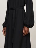 Black Gathered Fit And Flare Mini Dress  Women