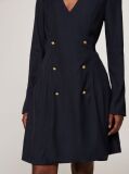 Multi Double Breasted Wrap Mini Dress  Women