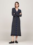 Multi V-Neck Slim Bodycon Midi Jumper Dress  Women