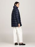 Multi Down Relaxed Funnel Neck Coat  Women