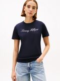 Blue Regular Crew Neck T-Shirt  Women