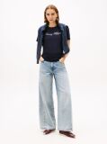 Blue Regular Crew Neck T-Shirt  Women