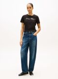 Black Regular Crew Neck T-Shirt  Women