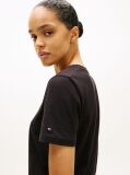 Black Regular Crew Neck T-Shirt  Women