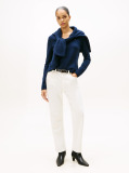Blue Pure Wool V-Neck Jumper  Women