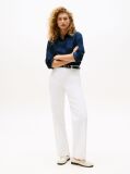 Blue Stretch Regular Long-Sleeve Shirt  Women