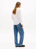 White Stretch Regular Long-Sleeve Shirt  Women