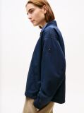 Blue Water Repellent Padded Bomber Jacket  Women
