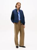 Blue Water Repellent Padded Bomber Jacket  Women