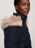 Multi Faux Fur Hooded Down Jacket  Women