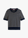 Multi Short Sleeve Crew Neck Jumper  Women