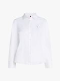White Regular Fit Poplin Shirt  Women
