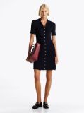 Multi Button-Thru Mini Polo Dress  Women