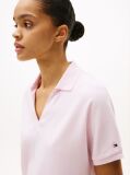 Pink Relaxed Polo Shirt  Women