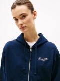Blue Logo Zip-Thru Hoody  Women